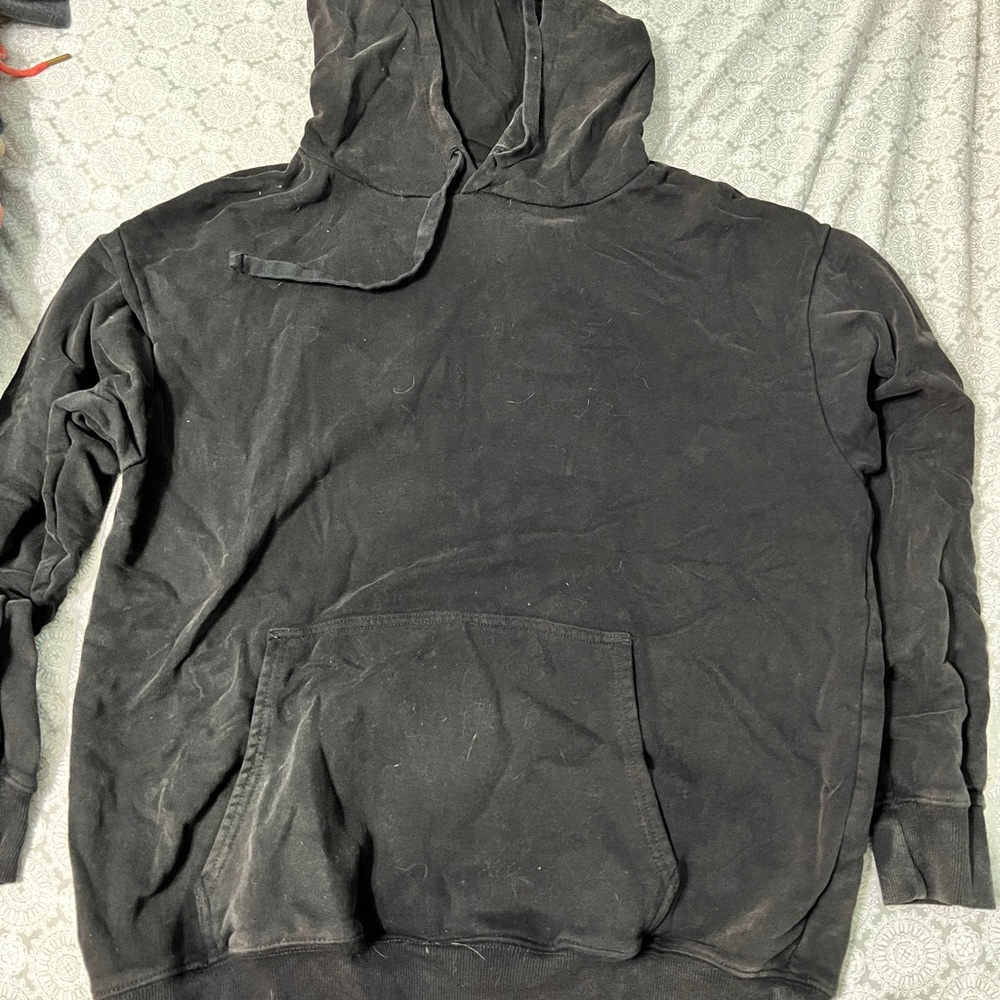 aerie offline oversized black sweatshirt, size small